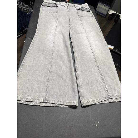 Super wide leg jeans size 10 by divided - Picture 2 of 6